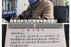 疫情党的组织(疫情中的党组织)