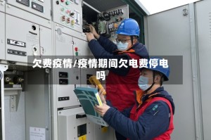 欠费疫情/疫情期间欠电费停电吗