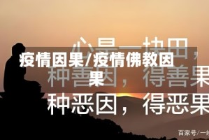 疫情因果/疫情佛教因果