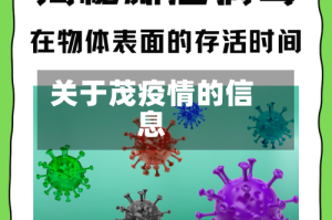 关于茂疫情的信息