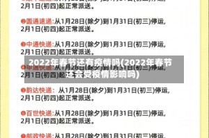 2022年春节还有疫情吗(2022年春节还会受疫情影响吗)