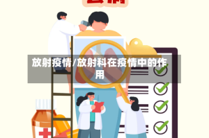 放射疫情/放射科在疫情中的作用