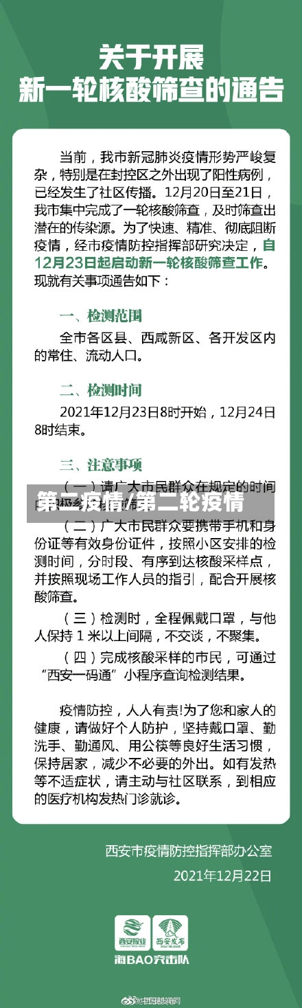 第二疫情/第二轮疫情-第1张图片