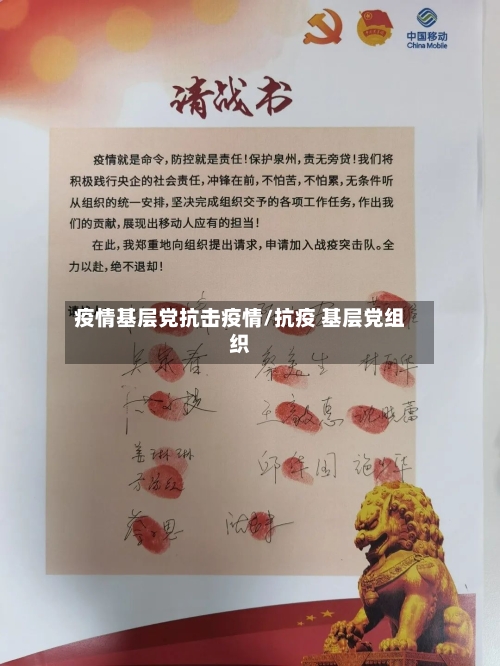 疫情基层党抗击疫情/抗疫 基层党组织-第1张图片