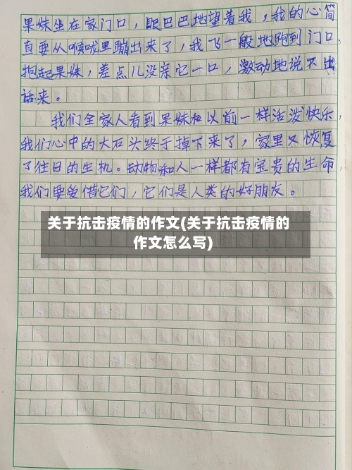 关于抗击疫情的作文(关于抗击疫情的作文怎么写)-第2张图片
