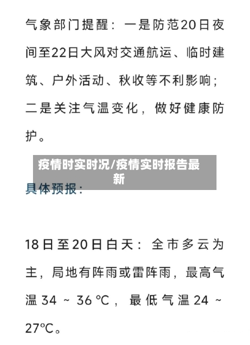 疫情时实时况/疫情实时报告最新-第1张图片