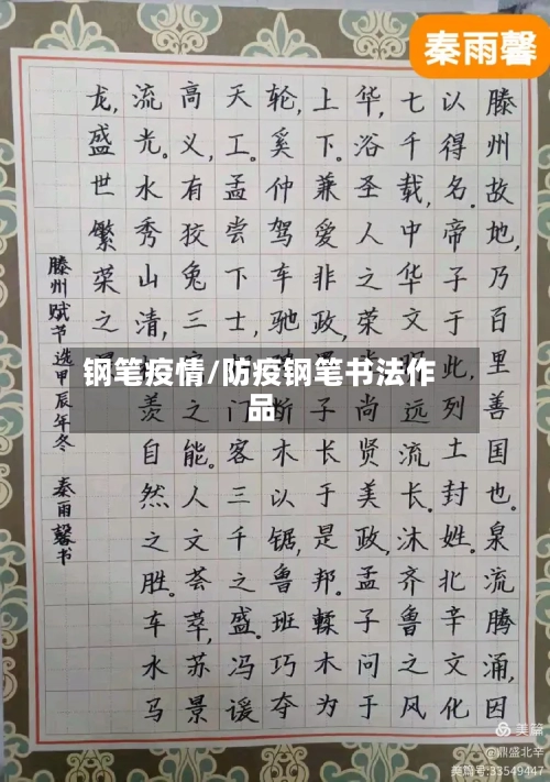 钢笔疫情/防疫钢笔书法作品-第1张图片