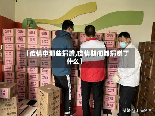 【疫情中那些捐赠,疫情期间都捐赠了什么】-第2张图片